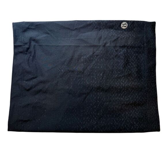 Lululemon Seamless Neck Gaiter BLK/ASGY ONE SIZE - Picture 2 of 3